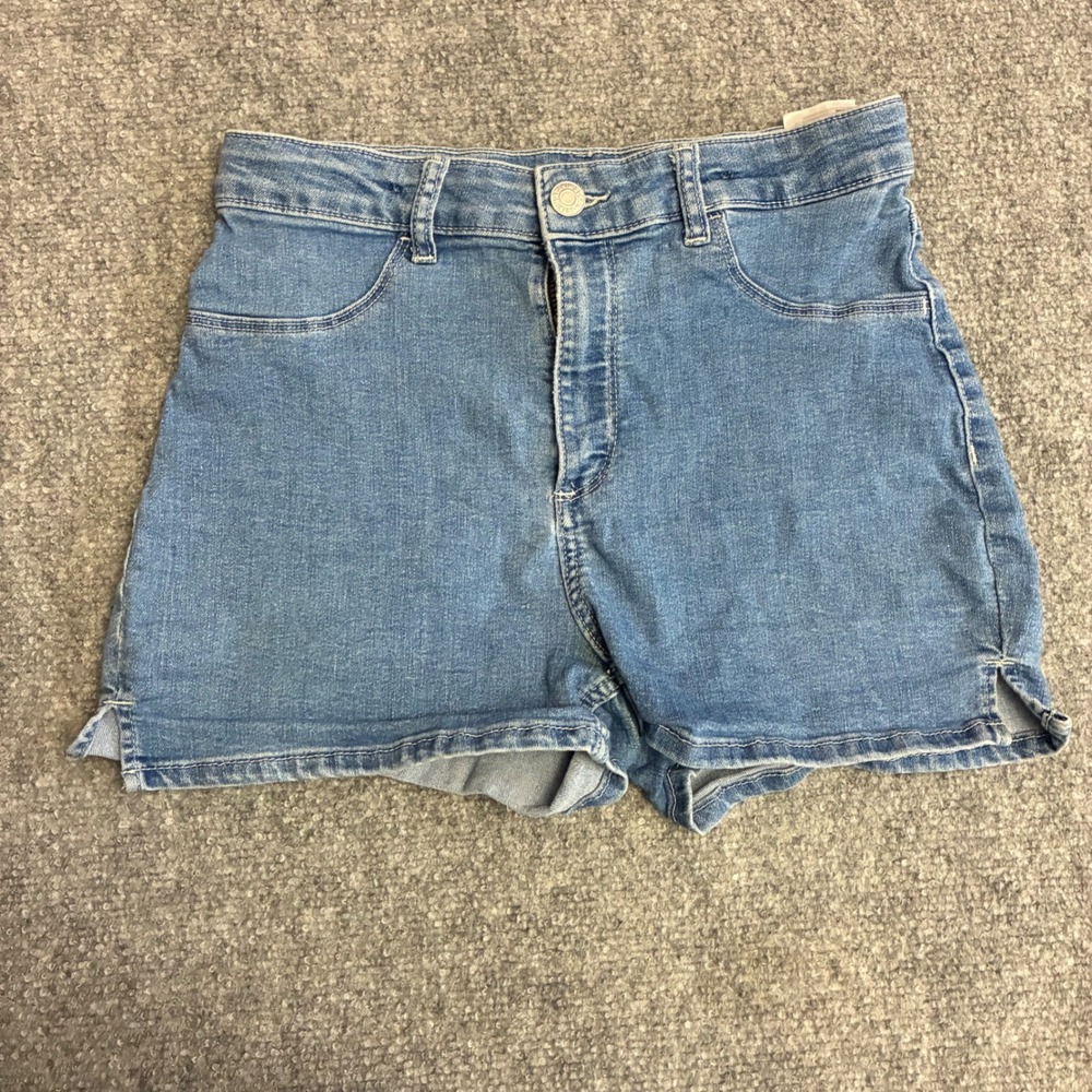 H&M Denim Shorts‎ Girls 14Y US 15 Blue High Rise Stretch Medium Wash